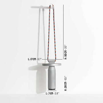 Переносная лампа Quasar Natural Aluminium