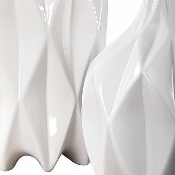 Klara Bottles S/2 White